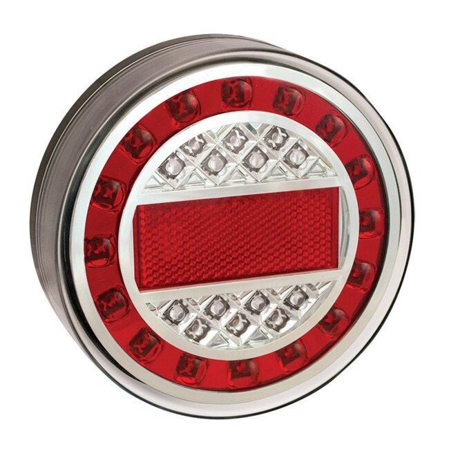ProPlus Achterlicht aanhangwagen - LED - 4 functies - waterdicht - 125 mm - 12V & 24V