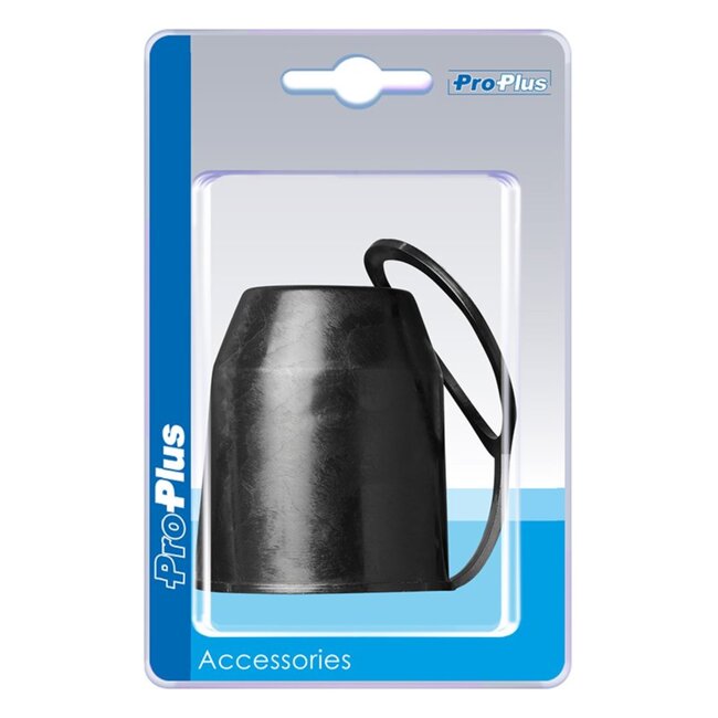 ProPlus Trekhaakdop met ring - Bescherming tegen krassen - Kunststof - Zwart - Universeel