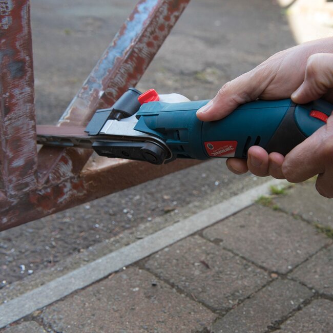 Silverline Schuurbanden - aluminiumoxide - korrel 80 voor schuren - 13 x 457 mm - roodbruin - 5 stuks - hout, metaal, verf