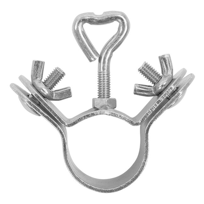 ProPlus Daksteunklem - Hoek - Staal - Ø 28-32 mm - Chroom