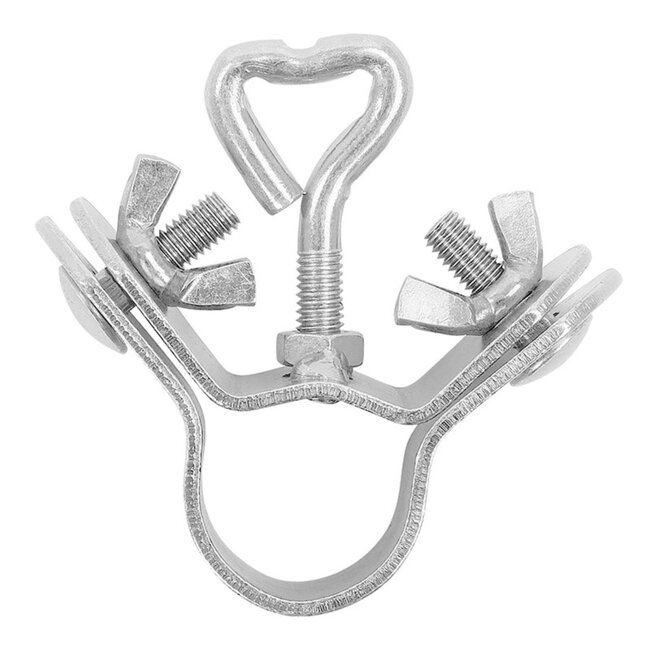 ProPlus Daksteunklem - Hoek - Staal - Chroom - Ø 22-25 mm