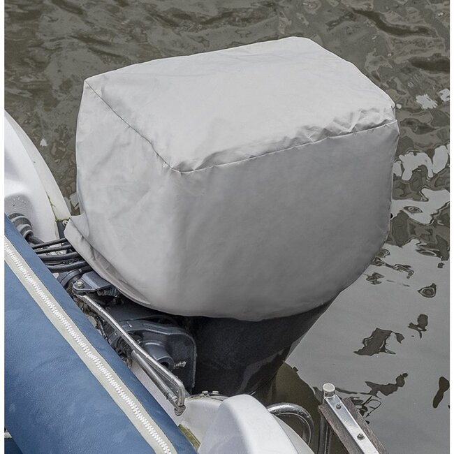 ProPlus Buitenboordmotorhoes - 600D Polyester - UV-bestendig - 78 x 44 x 88 cm - Lichtgrijs