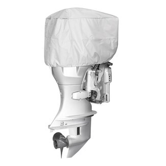 ProPlus Buitenboordmotorhoes - UV-bestendig - Zeewaterbestendig - 87 x 60 x 79 cm - Lichtgrijs ProPlus Buitenboordmotorhoes - UV-bestendig - Zeewaterbestendig - 87 x 60 x 79 cm - Lichtgrijs