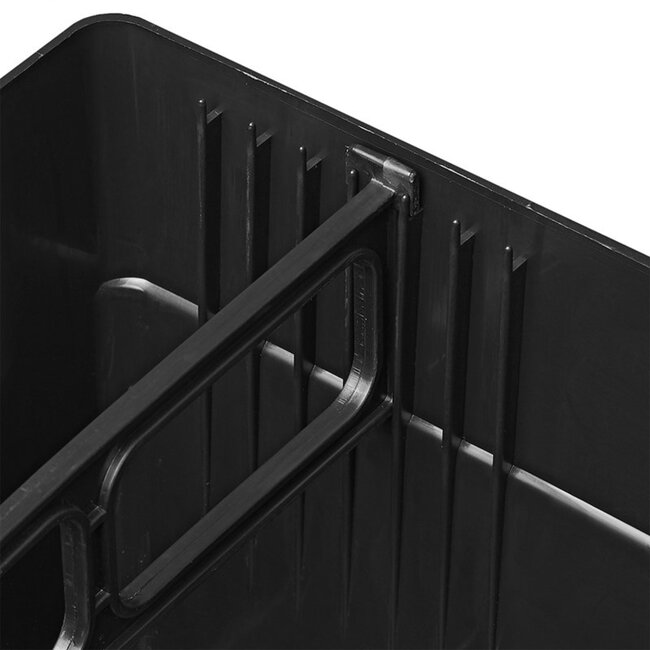 ProPlus Accubak - Zuurbestendig - Met spanband - Verstelbaar schot - 35x18x20 cm