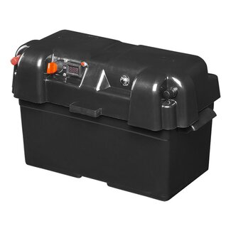 ProPlus Batterijbox - USB en 12V stekkerdoos - Voltmeter - 35x18x20 cm - Zuurbestendig