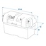 ProPlus Batterijbox - USB en 12V stekkerdoos - Voltmeter - 35x18x20 cm - Zuurbestendig