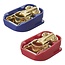 ProPlus Accupoolklemmen set - Snelsluiting - DIN - Messing - Kunststof - Ø 16-18 mm - Blauw/Rood