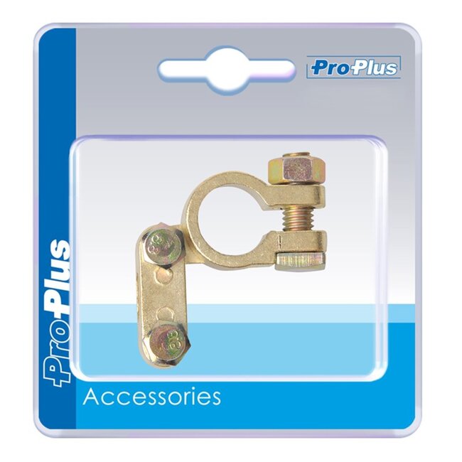 ProPlus Accupoolklem - Binnendiameter 16-17 mm - Messing en staal - Min-pool