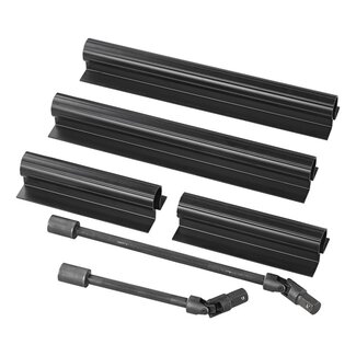ProPlus Comfort Kit - 6-delige set voor 4 uitdraaisteunen - PVC en carbon staal