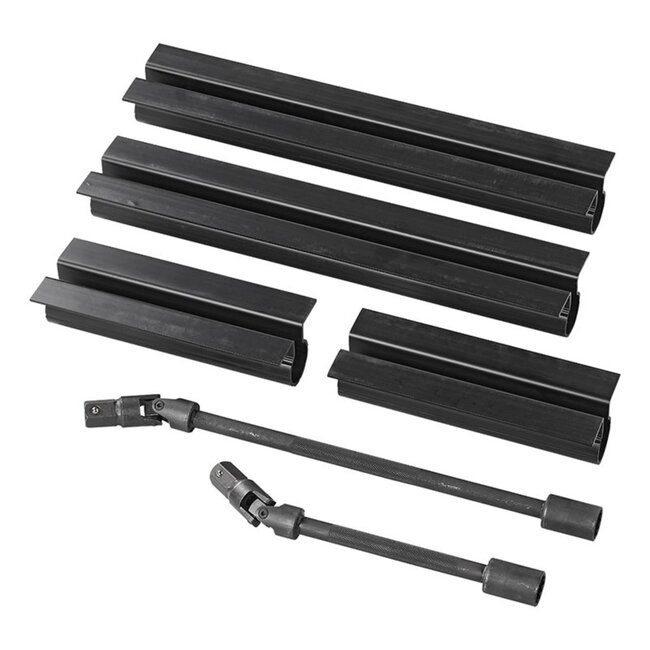 ProPlus Comfort Kit - 6-delige set voor 4 uitdraaisteunen - PVC en carbon staal