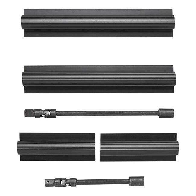 ProPlus Comfort Kit - 6-delige set voor 4 uitdraaisteunen - PVC en carbon staal