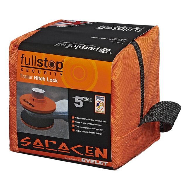 Purple Line Triangelslot - Optimale Diefstalbescherming - Inclusief 3 Sleutels en Opbergtas - Geschikt voor Trekogen tot 50 mm