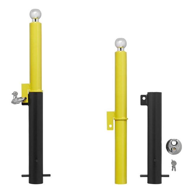 ProPlus Verwijderbare parkeerpaal - Ø 70 mm - Inclusief discusslot en grondanker