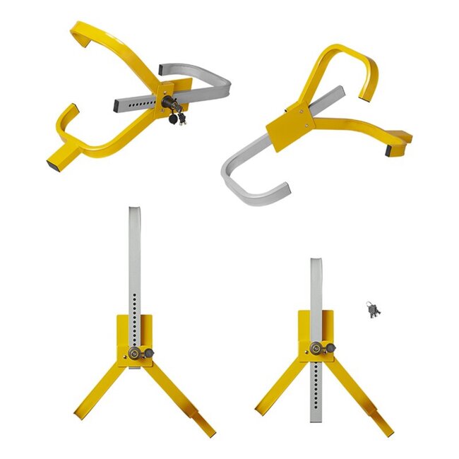 ProPlus Wielklem XL - Veiligheidsslot - Voor 16-19 inch wielen - Inclusief sleutels