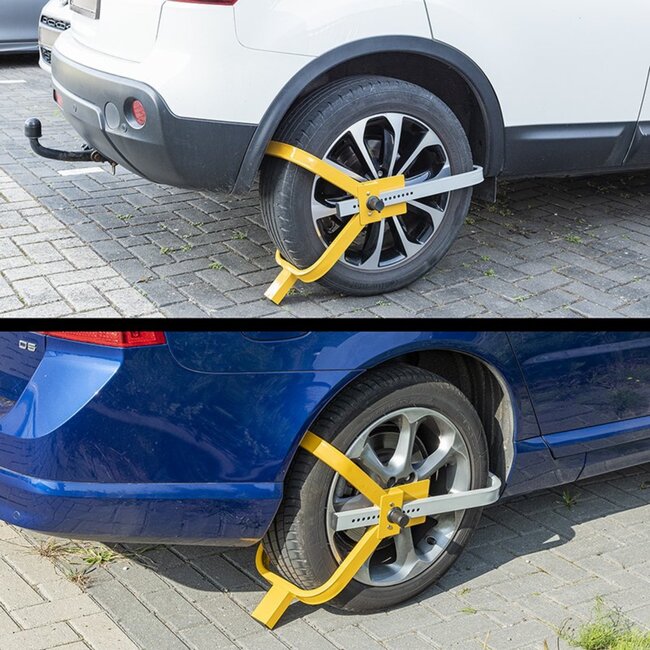 ProPlus Wielklem XL - Veiligheidsslot - Voor 16-19 inch wielen - Inclusief sleutels