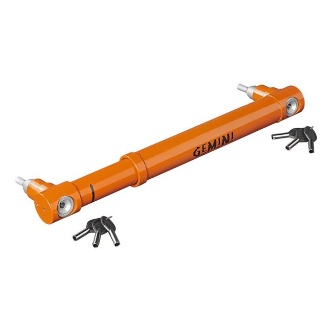 Purple Line Wielklem Gemini - Dubbelas - Inclusief veiligheidssloten en sleutels - Verstelbaar - 6,5 kg