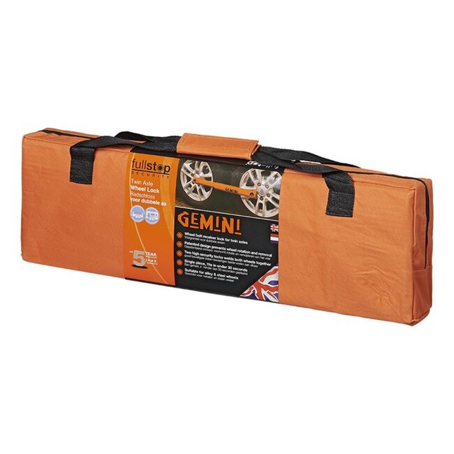 Purple Line Wielklem Gemini - Dubbelas - Inclusief veiligheidssloten en sleutels - Verstelbaar - 6,5 kg