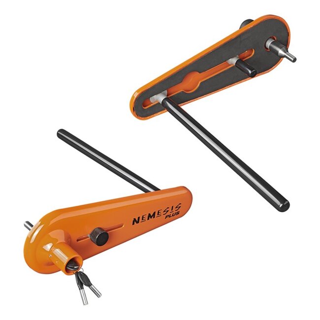 Purple Line SCM-gekeurde wielklem voor campers - 10-20 inch - Inclusief sleutels en opbergtas