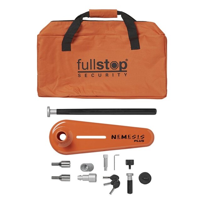 Purple Line SCM-gekeurde wielklem voor campers - 10-20 inch - Inclusief sleutels en opbergtas