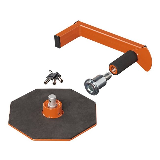 Purple Line Wielklem Excalibur - Anti-diefstal - Lichtmetalen velgen - Eenvoudige montage - Inclusief draagtas