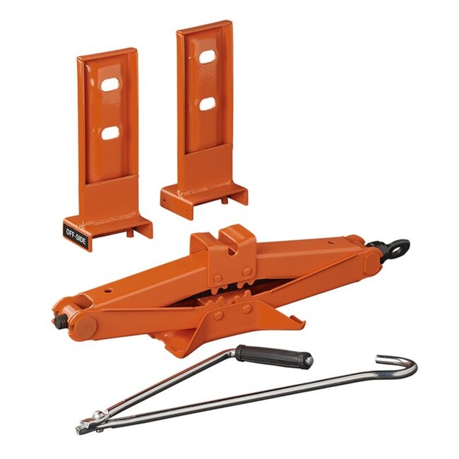 Purple Line Schaarkrik en nivelleringssysteem voor caravan - maximale belasting 1500 kg - inclusief draagtas