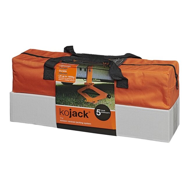 Purple Line Schaarkrik en nivelleringssysteem voor caravan - maximale belasting 1500 kg - inclusief draagtas