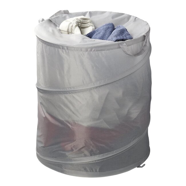 ProPlus Opvouwbare waszak - Beschermt kwetsbare kleding - Ø 45 cm - Grijs