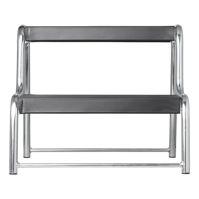 ProPlus Opstapje - 2 treden - antislip - extra brede voeten - zwart - 470 x 395 x 375 mm