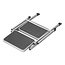 ProPlus Vouwbaar opstapje - 2 treden - antislip - metaal - 59,5 x 39 x 49 cm