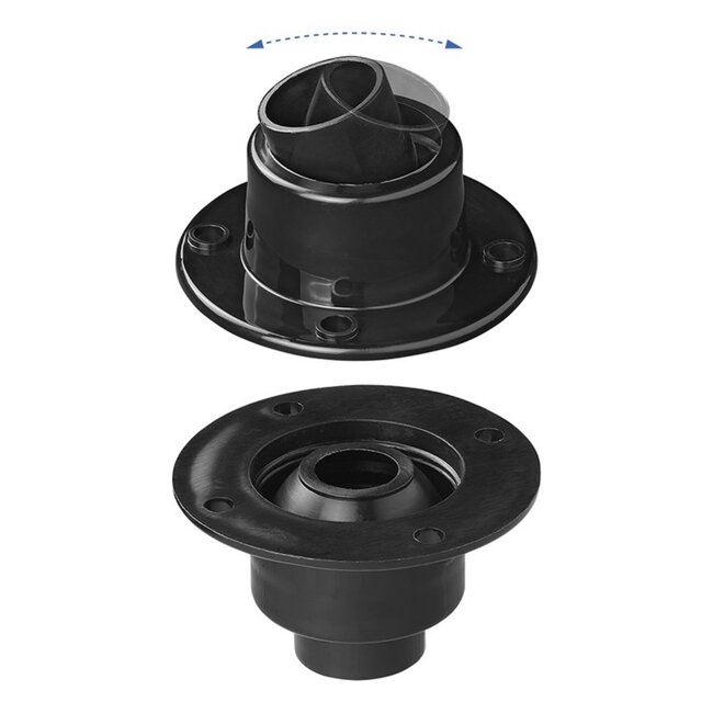 ProPlus Roteerbare voeten voor tafelpoten en opstapjes - Ø 25 mm - Set van 4 stuks
