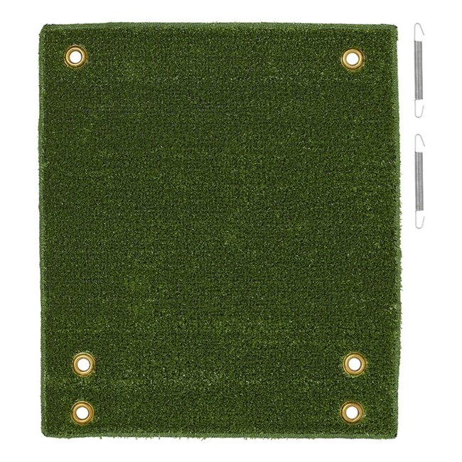 ProPlus Handige mat voor camperopstap - grasgroen - 430 x 370 mm - met spanveren