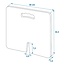 ProPlus 2-in-1 achterbumper- en kniebeschermer - duurzaam EVA - 35 x 32,3 x 1,5 cm - blauw