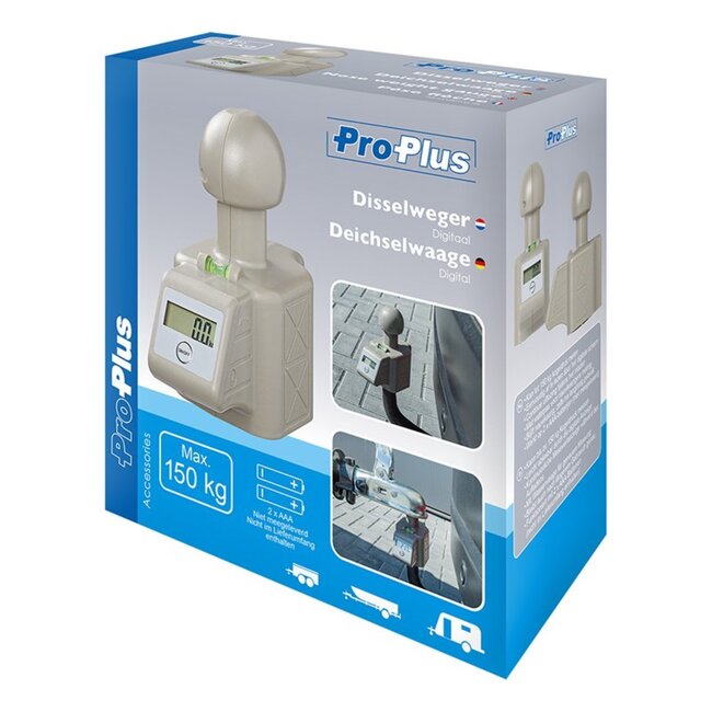 ProPlus Digitale disselweger - waterpas - meet kogeldruk tot 150 kg