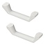 ProPlus Rangeergreep - Kunststof - 18 cm - Wit - Set van 2