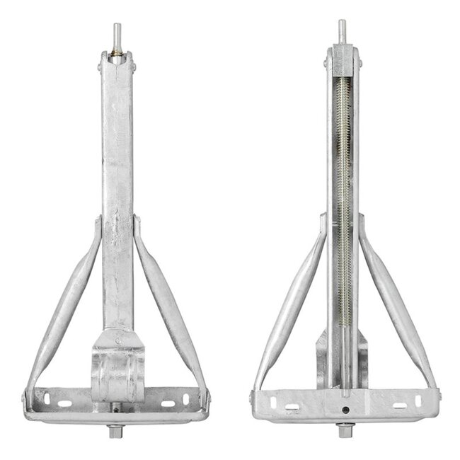 ProPlus Caravanhoeksteun - verzinkt staal - draagvermogen 750 kg - 567 x 280 x 495 mm