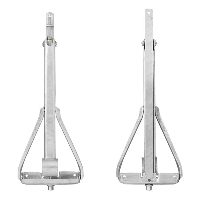 ProPlus Caravanhoeksteun - Verzinkt staal - 800 kg draagvermogen - 605x260x500 mm