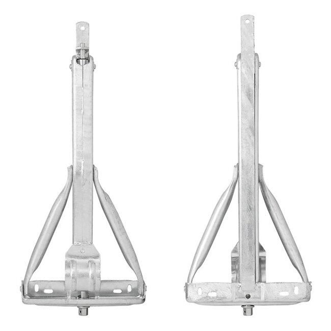 ProPlus Caravanhoeksteun - Standaard - 1100 kg draagvermogen - Verzinkt staal - 597 x 280 x 497 mm