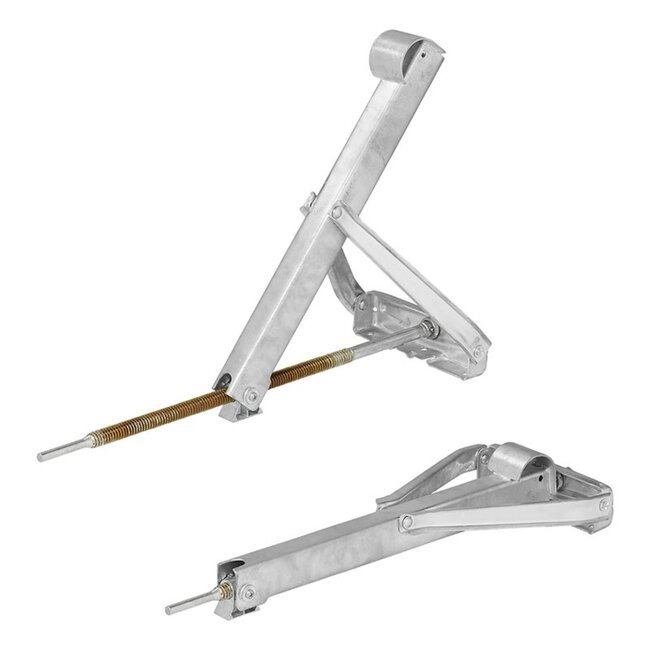 ProPlus Compacte caravanhoeksteun - 800 kg draagvermogen - verzinkt staal - 605 x 260 x 500 mm