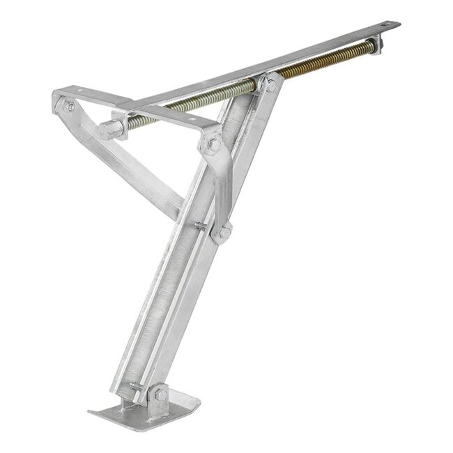 ProPlus Caravanhoeksteun - Kantelbare voet - Compact - 500 kg draagvermogen - 438 x 265 x 410 mm