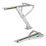 ProPlus Caravanhoeksteun - Kantelbare voet - Compact - 500 kg draagvermogen - 438 x 265 x 410 mm