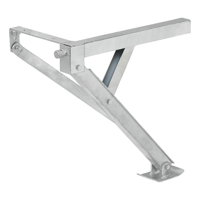 ProPlus Caravanhoeksteun - Kantelbare voet - Compact - 600 kg draagvermogen - Linksvoor en rechtsachter