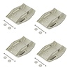 Pro Plus Stabilisatievoeten met Veer Set - 27.5 x 20.5 cm - 4 stuks Pro Plus Stabilisatievoeten met Veer Set - 27.5 x 20.5 cm - 4 stuks