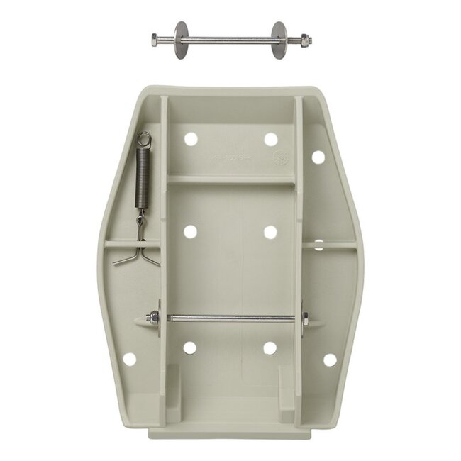 ProPlus Stabilisatievoeten met veer - 27,5 x 20,5 cm - set van 4 - zware kunststof en staal - max. 1500 kg