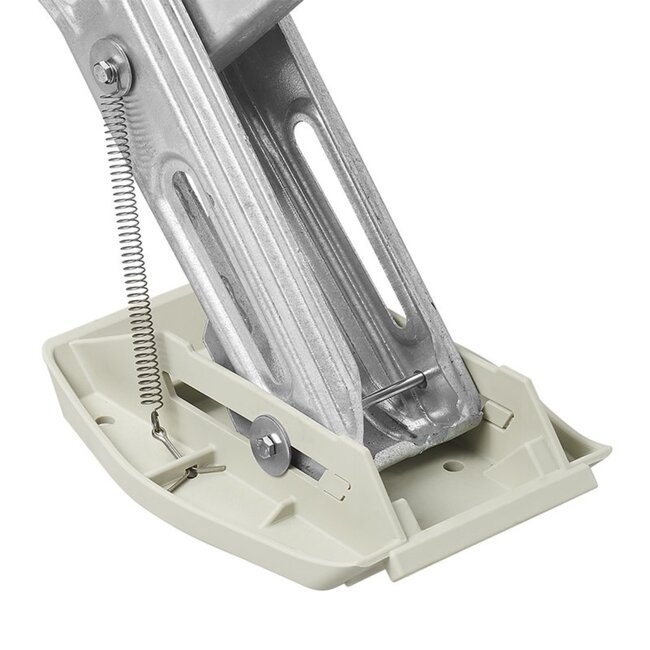 ProPlus Stabilisatievoeten met veer - 27,5 x 20,5 cm - set van 4 - zware kunststof en staal - max. 1500 kg