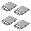 Pro Plus Onderlegplaten met Handvat - Stapelbaar - 4 stuks Pro Plus Onderlegplaten met Handvat - Stapelbaar - 4 stuks