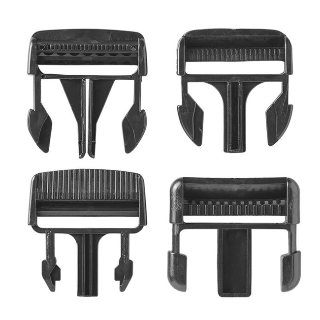 ProPlus Stormbandset - 4 clips - waarschuwingsstrook - 2 spanbanden 300 cm - 12-delig