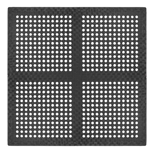 ProPlus Tenttapijttegels - EVA Schuim - Isolerend en Geluiddempend - 60 x 60 cm - Zwart - 4 stuks