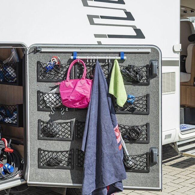 ProPlus Aluminium tentkapstok - 45,7 cm - Inclusief 8 haken - Voor voortent en camper