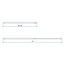 ProPlus Uitschuifbare vastzetstang - Enkel - 41-71 cm - Wit