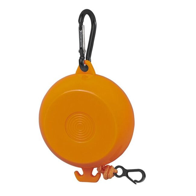 ProPlus Oprolbare waslijn - 8 meter - oranje - ideaal voor tuin en camping